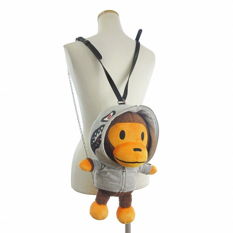 A BATHING APE｜(K)BABY MILO PLUSH BACKPACK M リピート2 | Rakuten