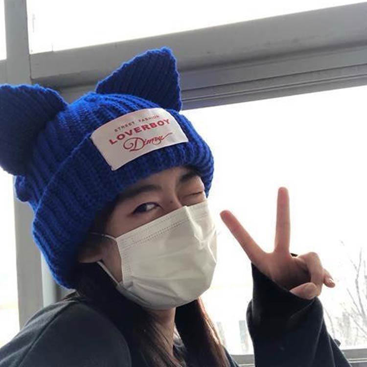 h*1様 vivienne westwood 猫耳 ニット帽 キャットイヤー h*1様