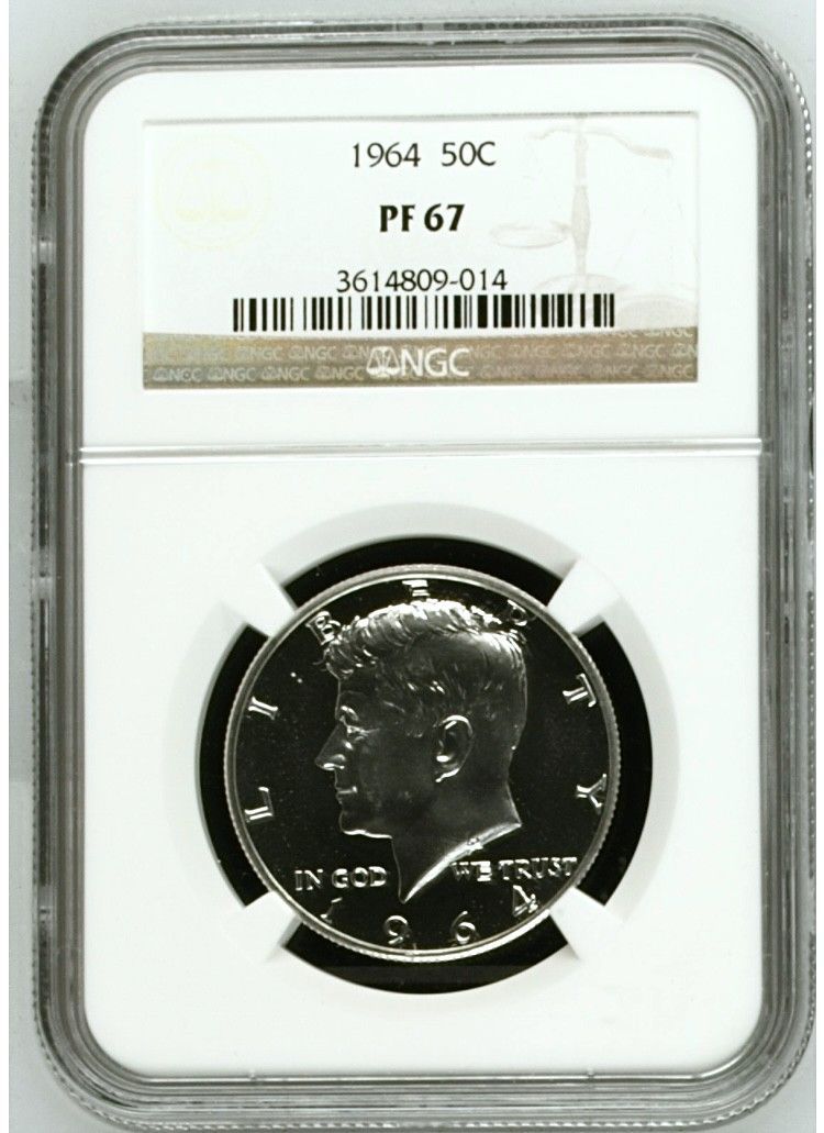 NGC PF67 アメリカ ケネディハーフダラー銀貨 アメリカ 50S銀貨