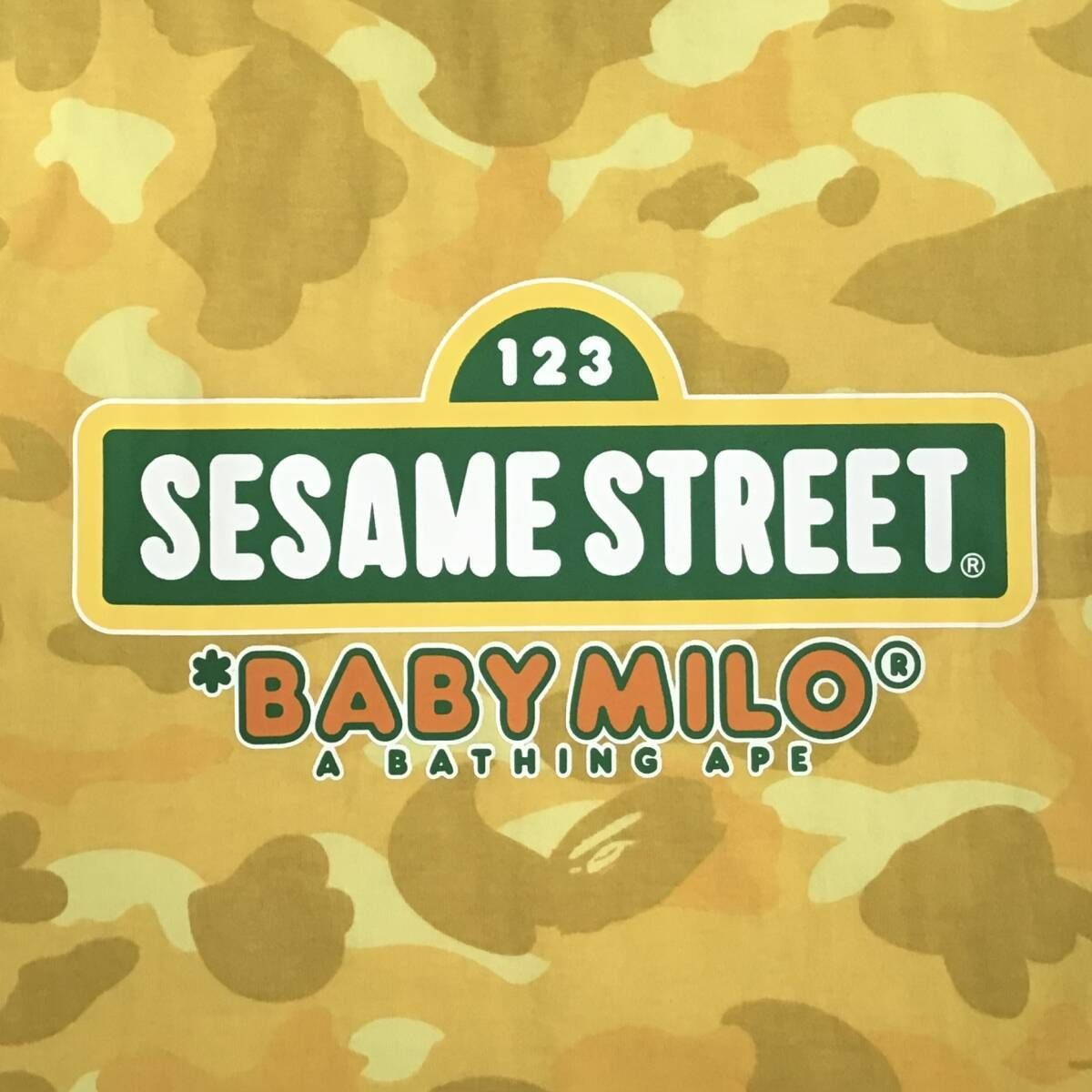 SESAME STREET × BAPE マイロ Tシャツ Mサイズ a bathing ape ABC camo