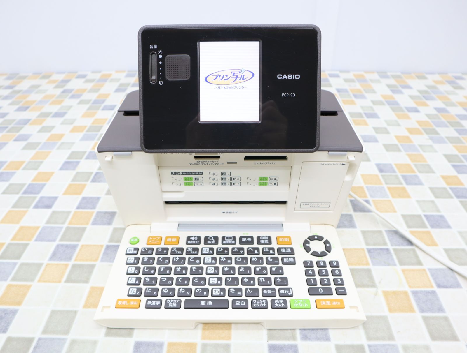 通電確認のみ｜プリン写ル ハガキ＆フォトプリンター｜CASIO カシオ PCP-90