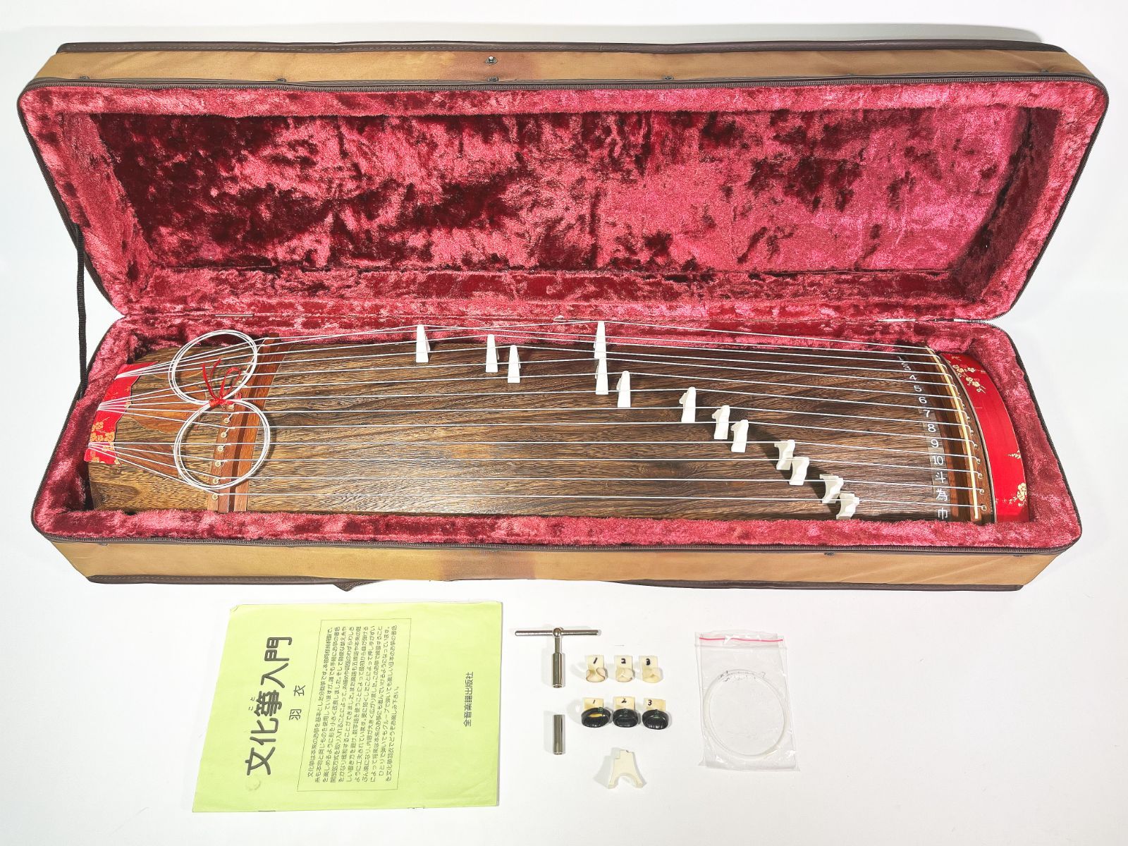 ゼンオン 文化琴 琴 13弦 楽器 和楽器 ソフトケース付き 文化箏