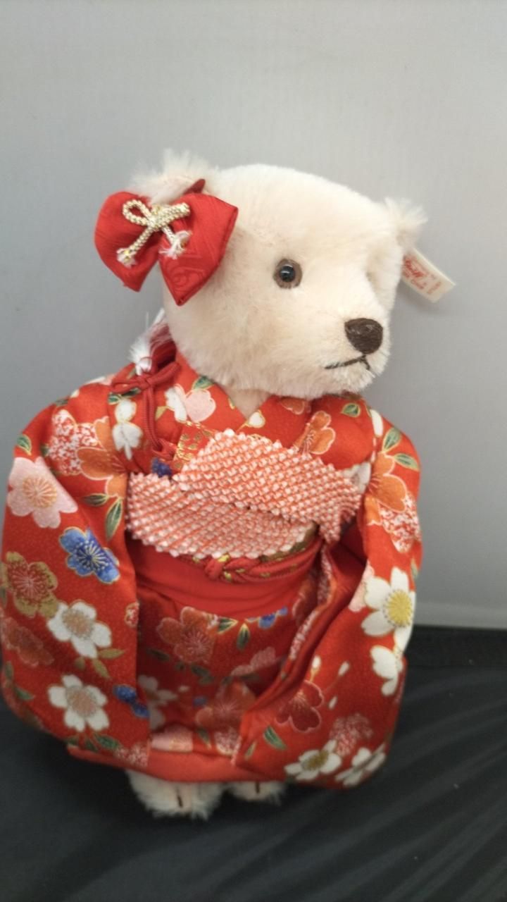 シュタイフ白タグ2000 Hatsuhime 鑑定書付き