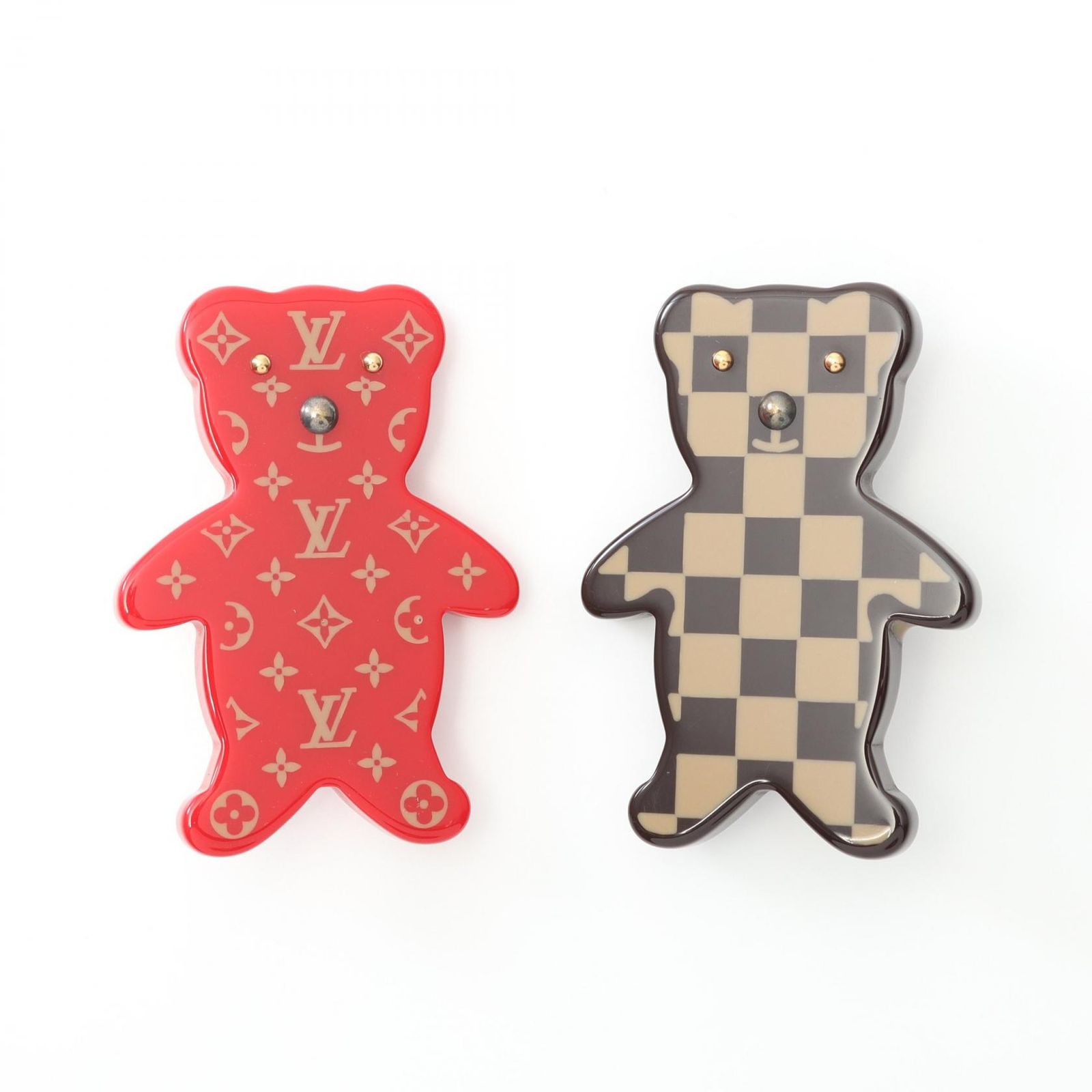 ルイヴィトン ブロッシュヌヌール テディベア ブローチ クマ BR ルイ