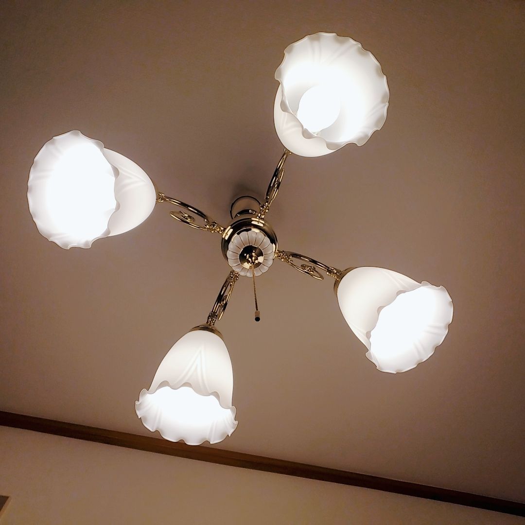 TOSHIBA 東芝蛍光灯器具 シャンデリア BFC-4903Z 電球色 暖色 リビング