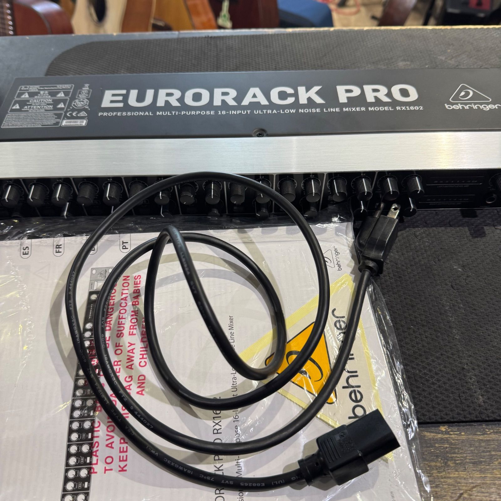 Behringer RX1602 EURORACK 節約 PRO ラインミキサー BEHRINGER