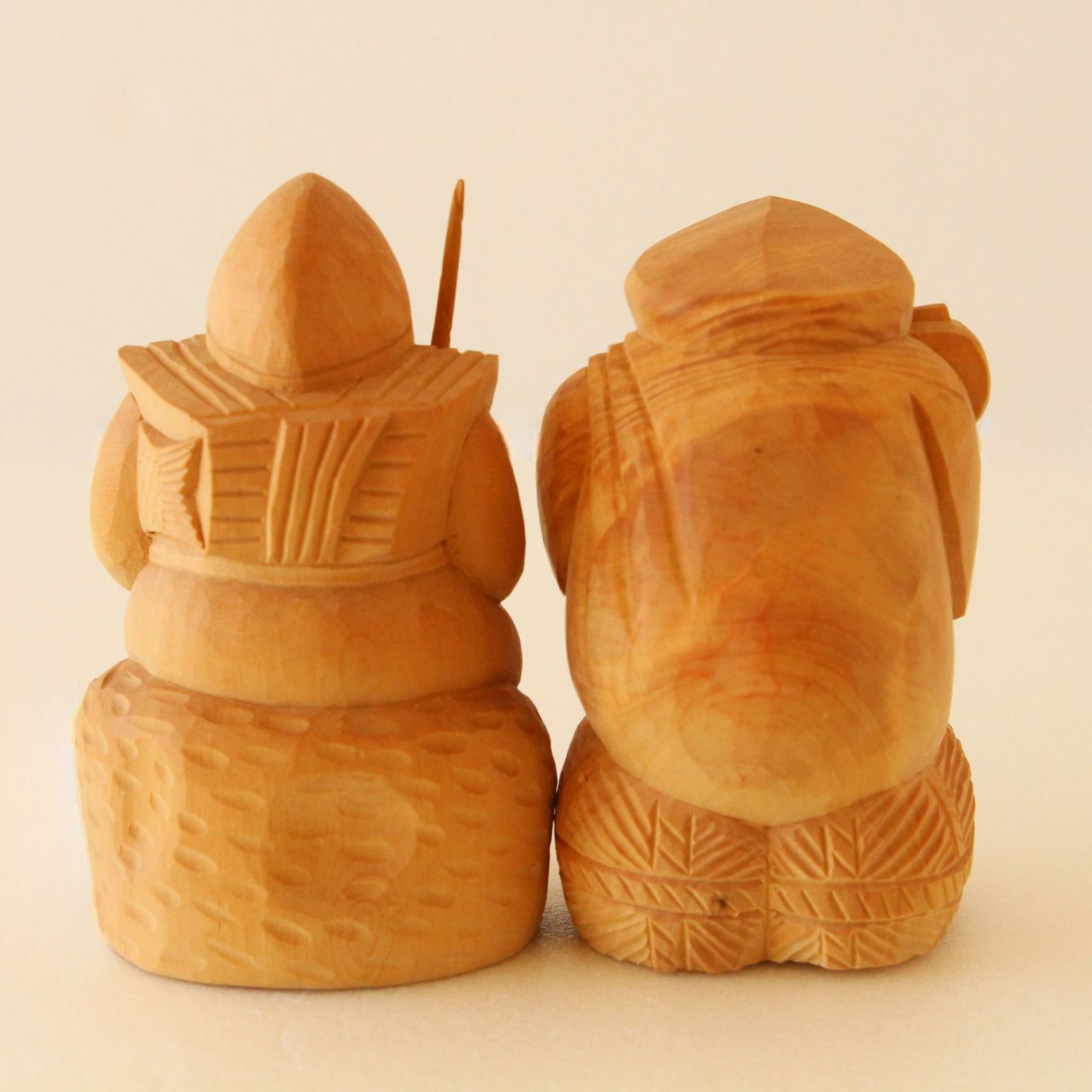 大黒様 恵比寿様 木彫り置物 2個セット 七福神 縁起物 Amazon｜仏像