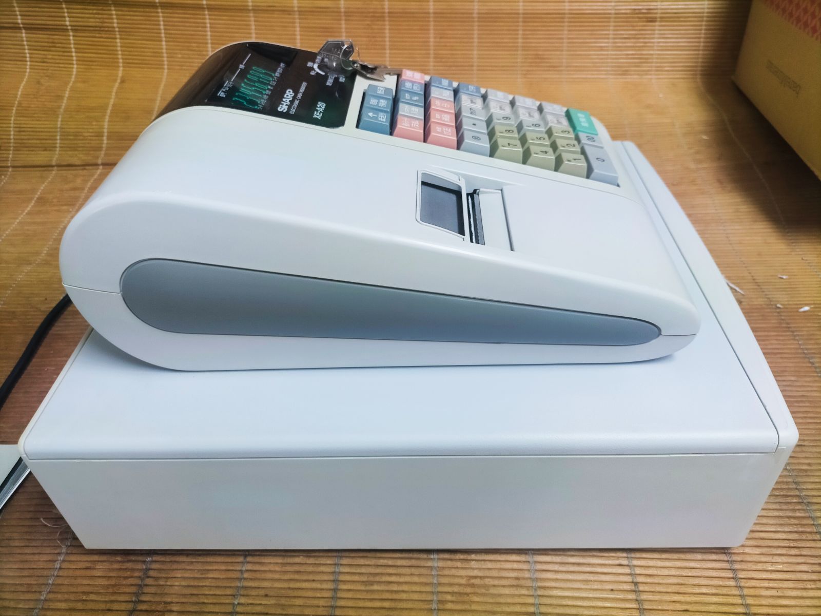 シャープレジスター XE-A20 店名設定無料ロゴ可能機種 673838 - メルカリ