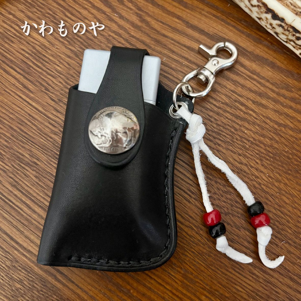 超希少☆IL BISONTE☆携帯灰皿 ヌメ ブラウン 2025年最新携帯灰皿