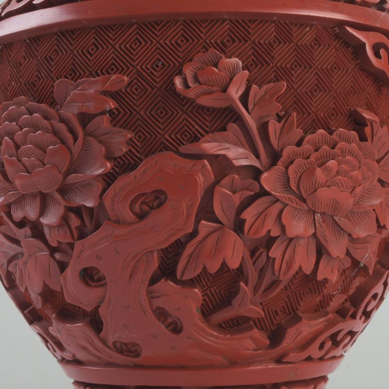 中国 剔紅 堆朱 雲龍文盤 飾皿 皿立付 中国 剔紅 堆朱