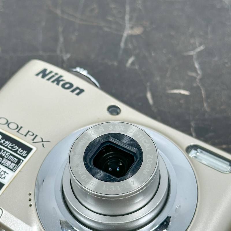 美品】Nikon COOLPIX L21 シルバー 節約 コンデジ デジカメ 単3電池