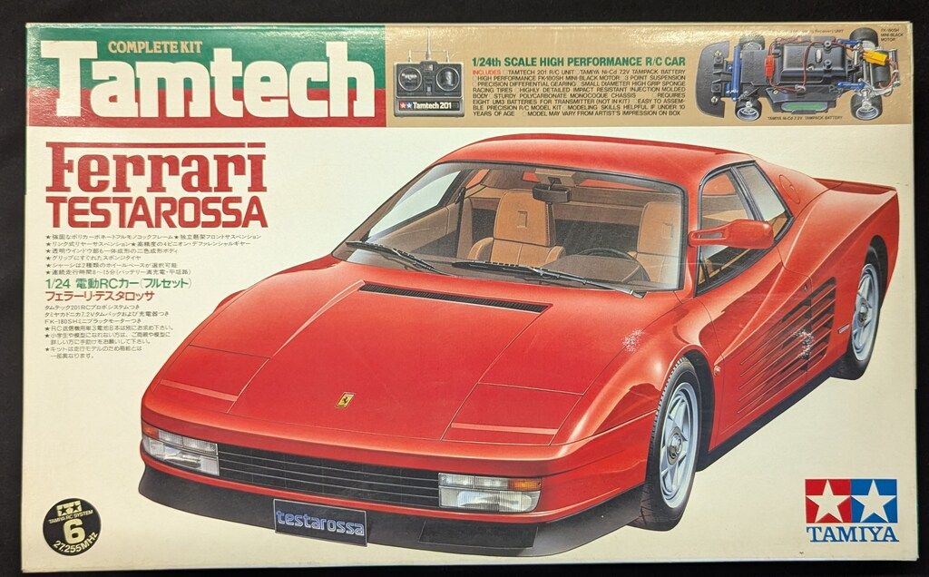 タミヤ 1/24タムテックRCシリーズ フェラーリ テスタロッサ/フルセット