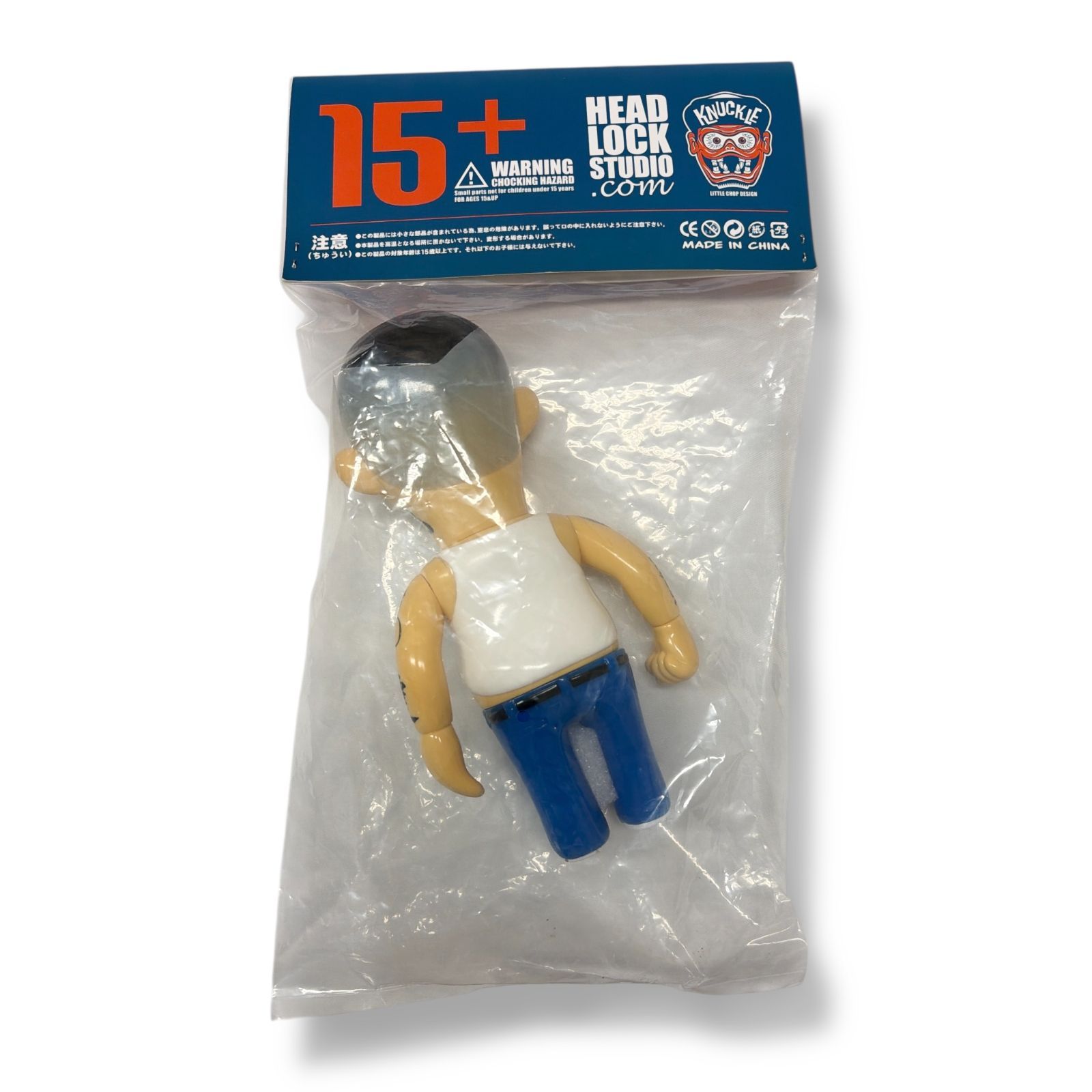 未使用品 HEADLOCKSTUDIO G.CUE ナックルズ ソフビ 人形 カスタム