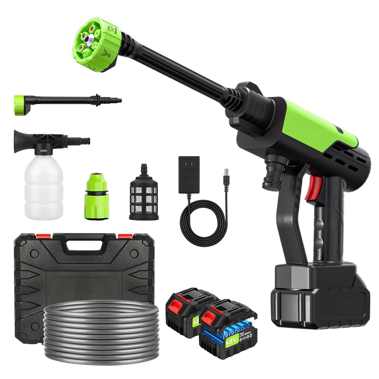 エンジン高圧洗浄機 キーで起動 ディーゼル燃料 高圧200bar エンジン