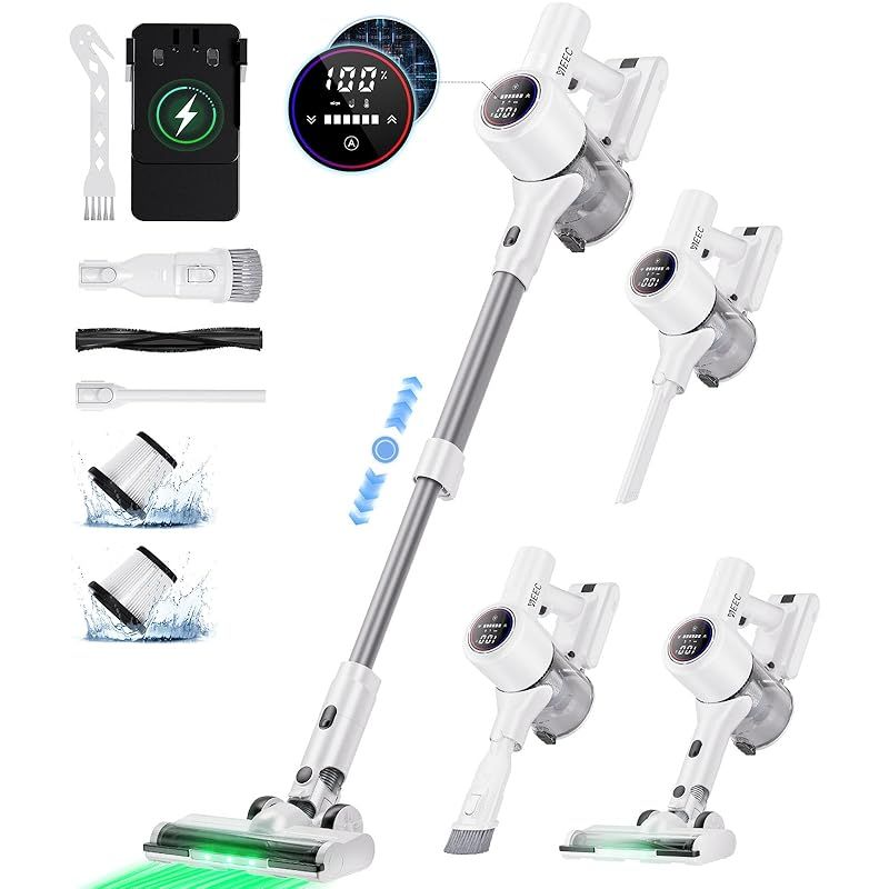 掃除機 コードレス【史上初の革新！AI汚れ自動検知＆65Kpa真の強力吸引