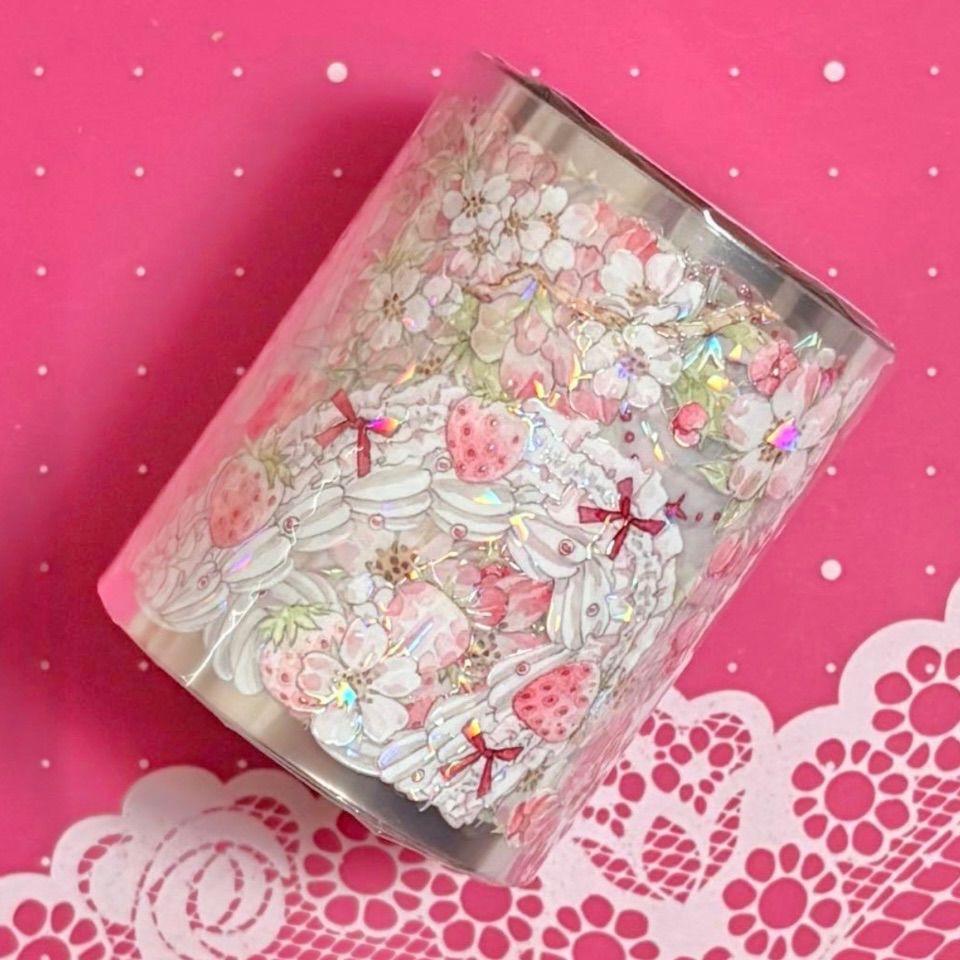 贝壳光 6.5cm×10m 小黄花 海外マスキングテープ 7382】海外 マステ 3/5/