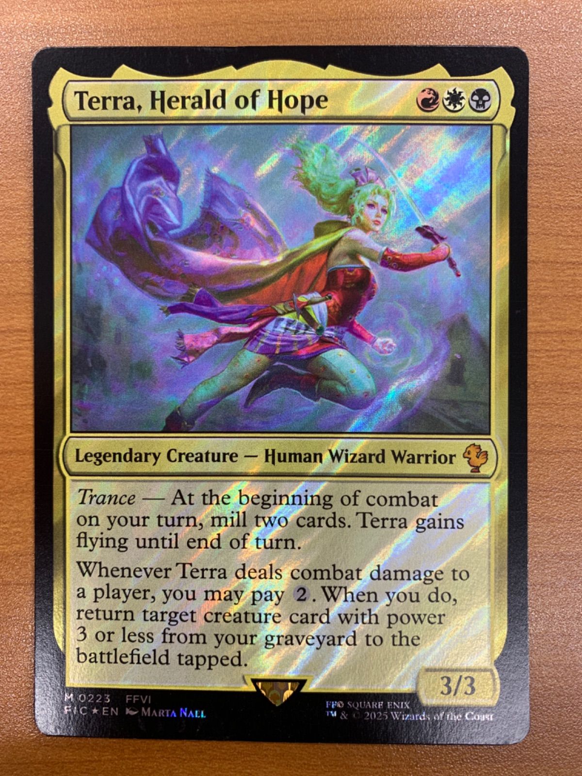 MTG FF 魔導の力を持つ少女、ティナ サージfoil 日本語 魔導の力を持つ