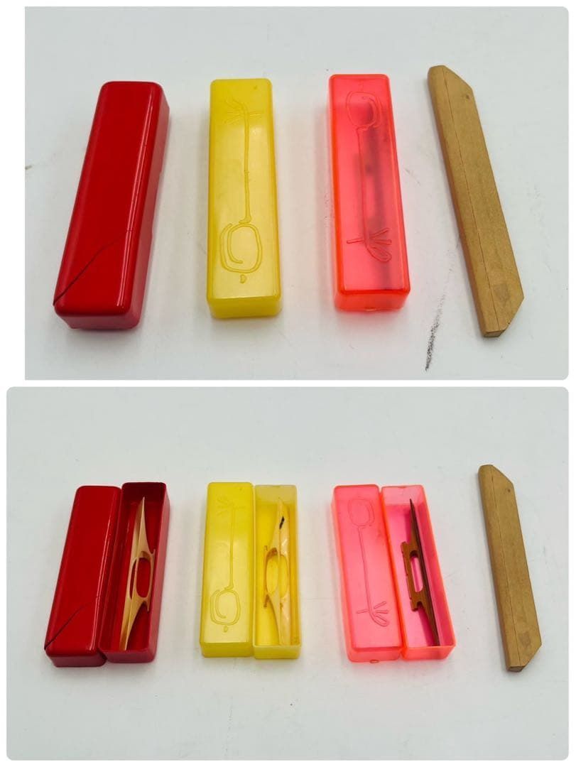 トップ 【美品】 三味線 撥 バチ 鼈甲 べっこう 楽器 ケース付き