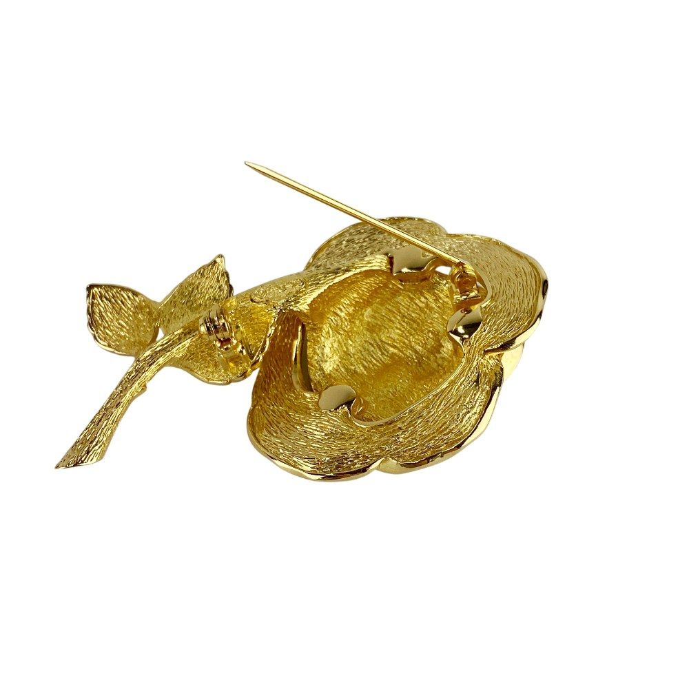 カメオ F.W.Klein ブローチ ペンダントトップ K14WG サイン入り