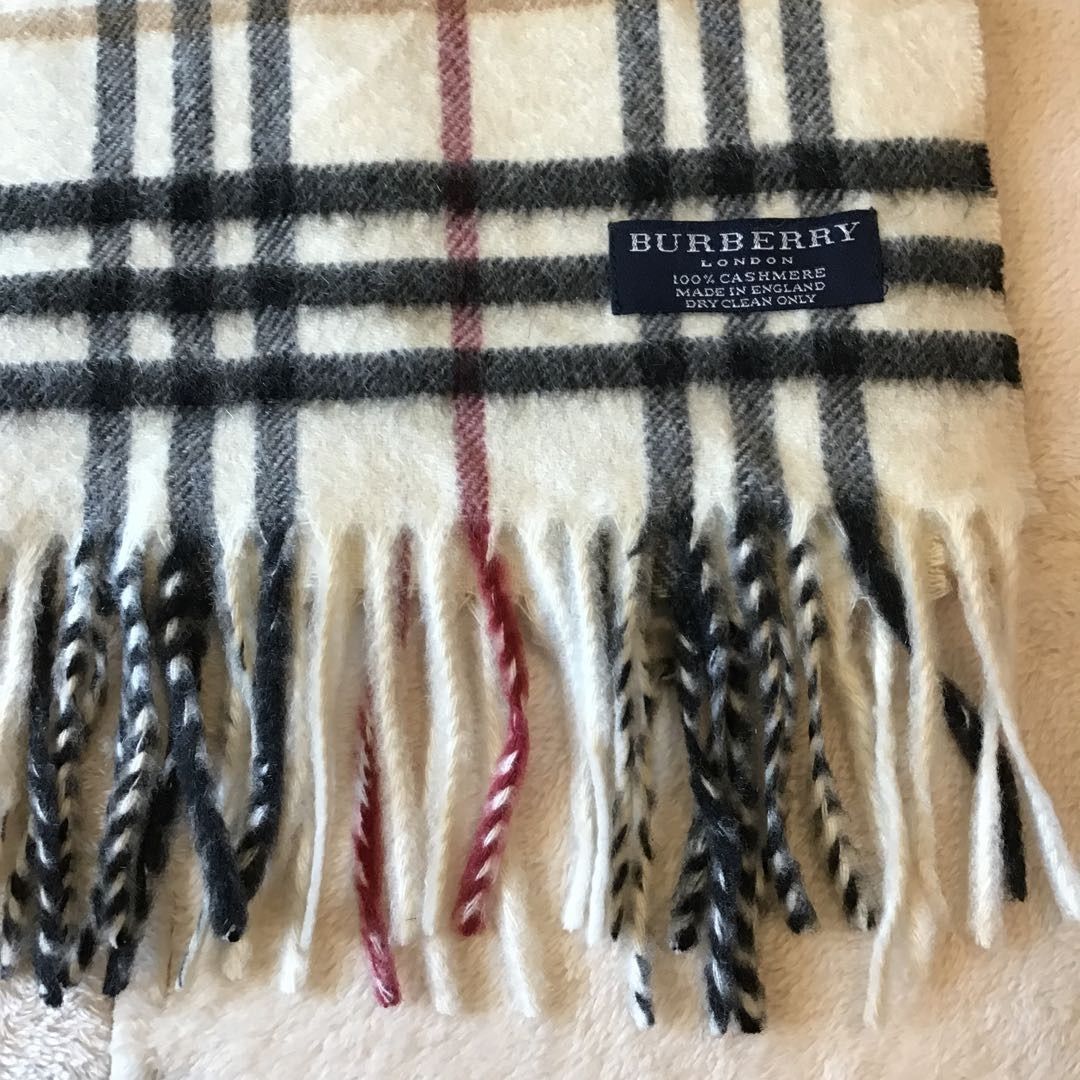 BURBERRY マフラー ノバチェック カシミヤ100% バーバリー BURBERRY