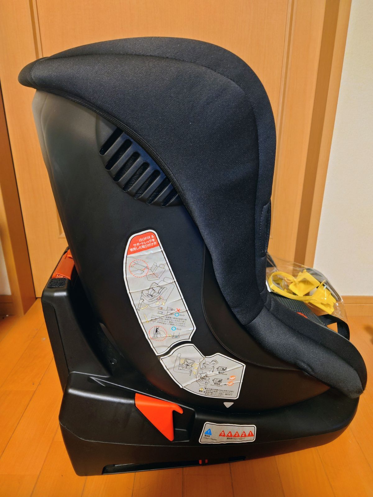 マムズキャリー ターンレジェ FIX ISOFIX B-900 グレー 美品】マムズ