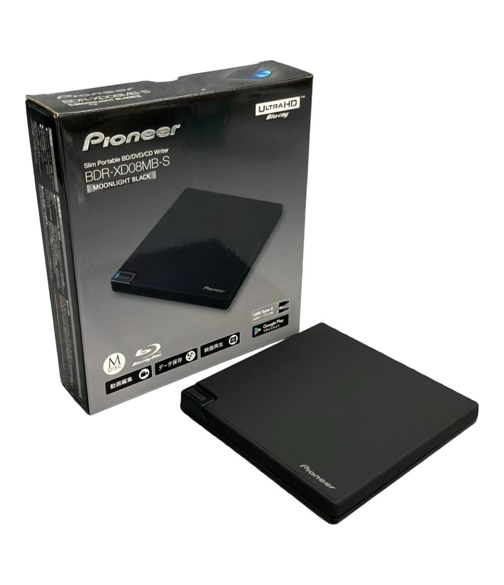 Pioneer パイオニア スリムポータブル BD DVD CD ライター 節約