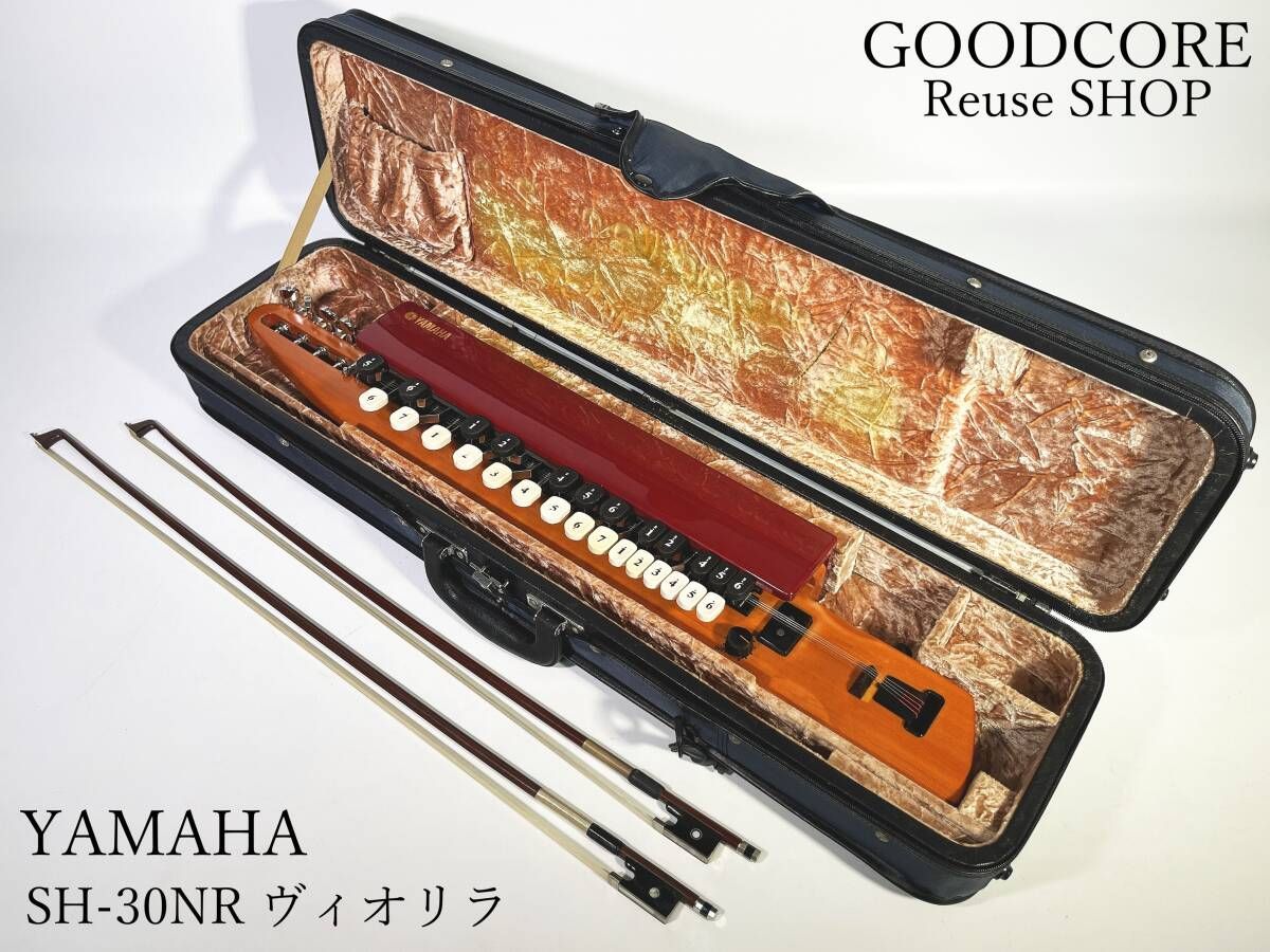 中古】ヴィオリラSH-30NRケース・スタンド・教則本付【大正琴初心者