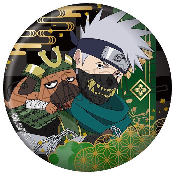 NARUTO カカシ はたけカカシ 缶バッジ GIGO 和スーツ NARUTO カカシ