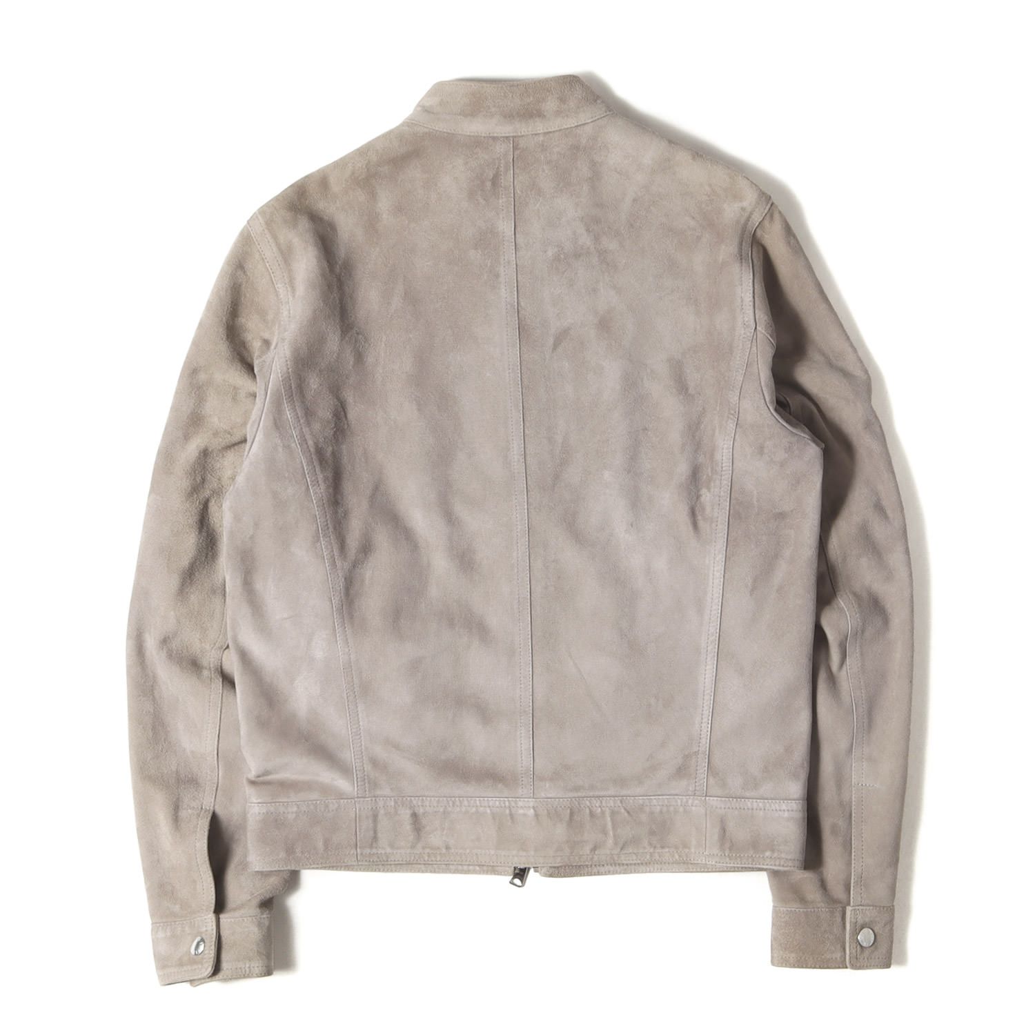 B15938 エンメティ アンドレア ゴートスキン中綿ライダース 白48