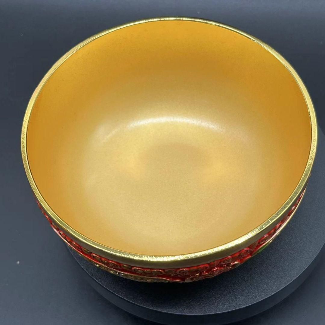 吉祥八宝聚宝盆 銅器 書道具 文房具 装飾品 工芸品 美術品 置物 八宝