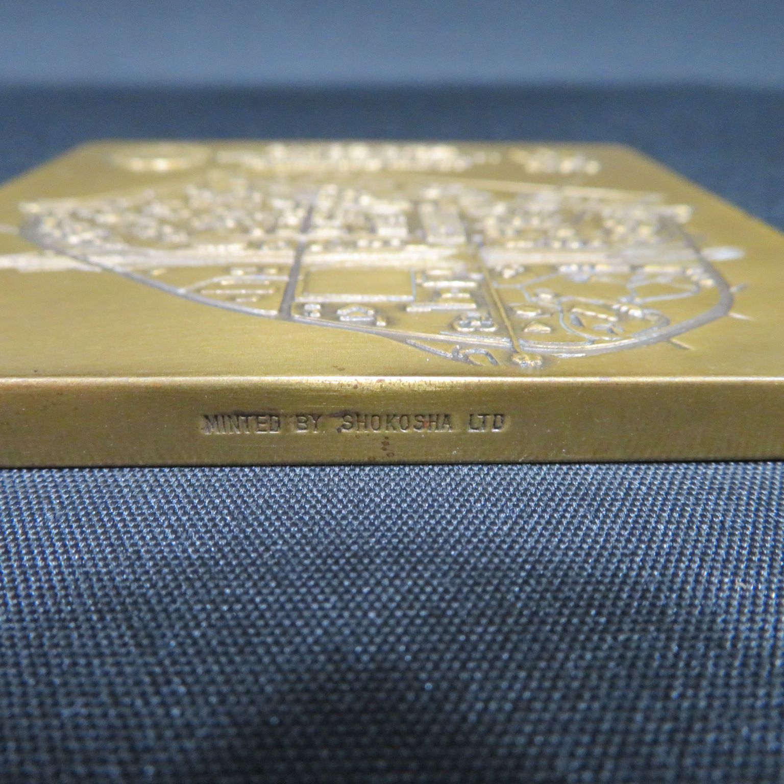 1970年日本万国博覧会 銀製プレート 7407☆日本万国博覧会□記念