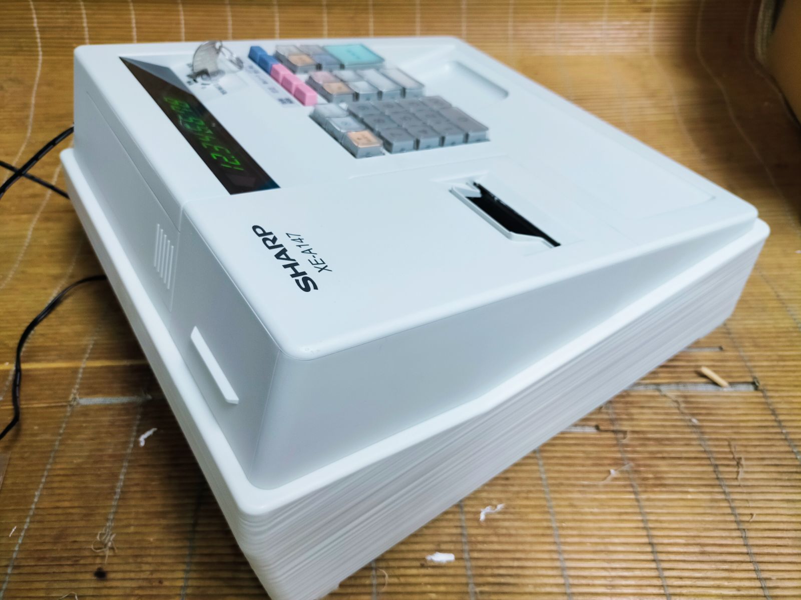 販売 シャープレジスター XE-A147 PC連携売上管理フル設定無料 910090