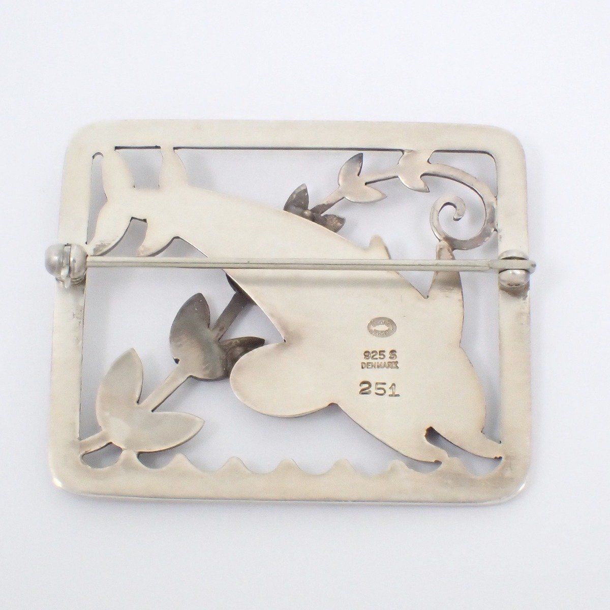 GEORG JENSEN ジョージジェンセン 251 イルカ ブローチ シルバー925