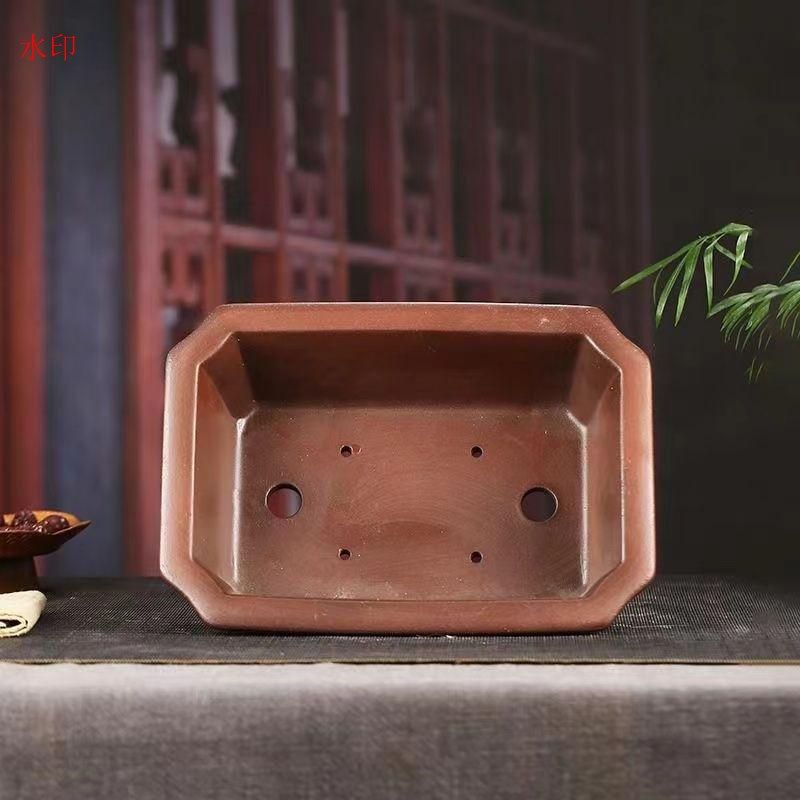 長方鉢 紫砂の鉢 盆栽鉢 植木鉢 小品盆栽鉢 大品盆栽鉢