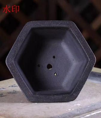 六角鉢 紫砂の鉢 盆栽鉢 植木鉢 小品盆栽鉢 大品盆栽鉢