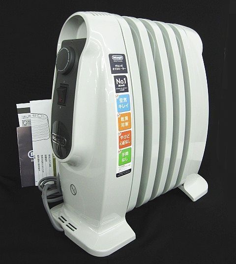 外観美品 DeLonghi デロンギ 小型 オイルヒーター コンパクト 500W
