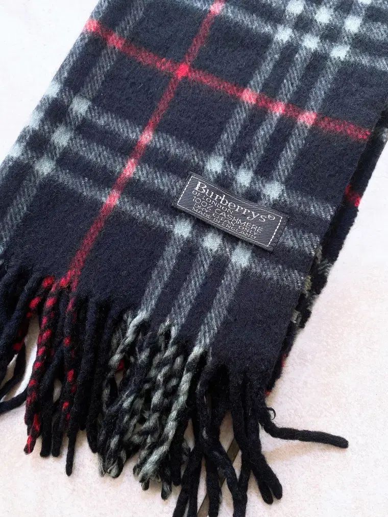 モンヴィンテージ / バーバリー カシミア100% マフラー BURBERRY