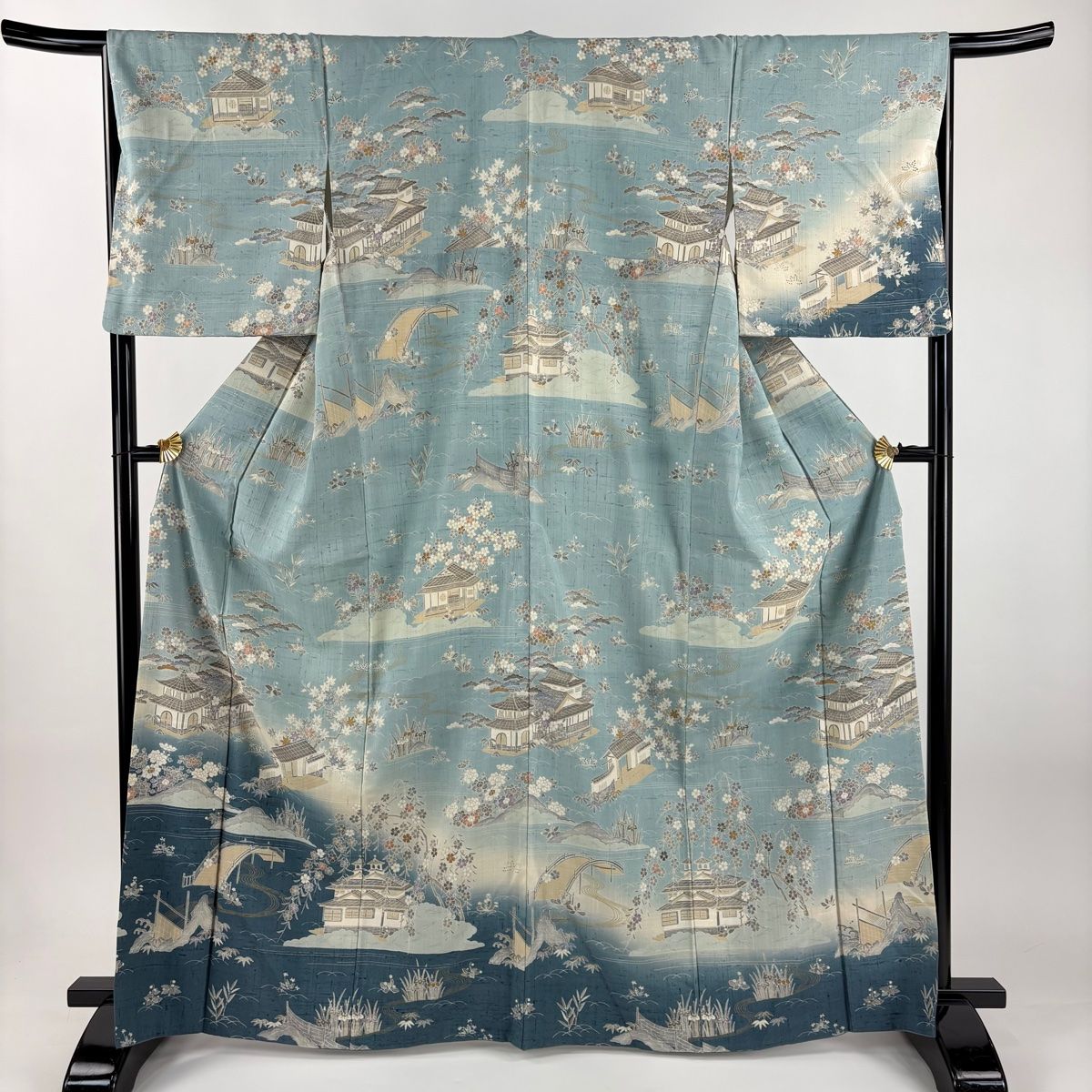 ウ256 莨盆『指物師 大崎雄斉』『鵬雲斎好 桐透 桑手付 煙草盆 共箱