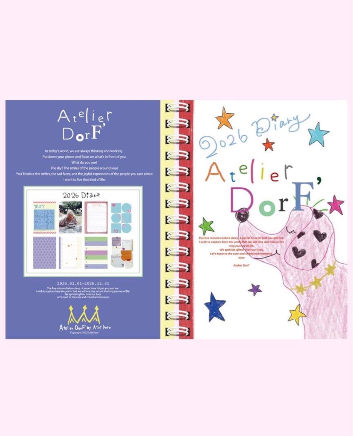 最終値下げ加藤あいりちゃん Atelier Dorf 2025年スケジュール帳