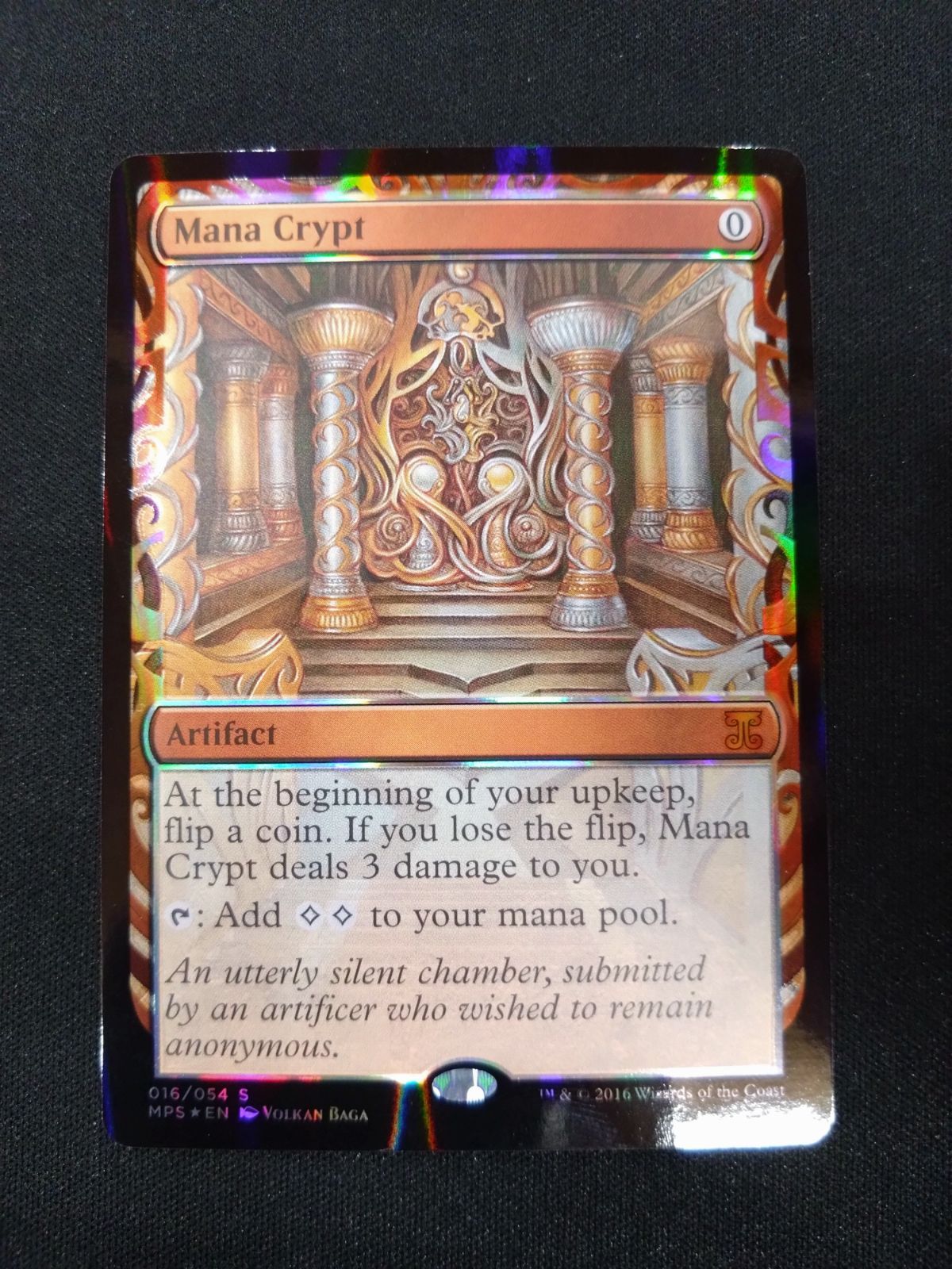 魔力の墓所 魔力の墓所 Mana crypt 英語版FOIL Mana Crypt foil 英語版