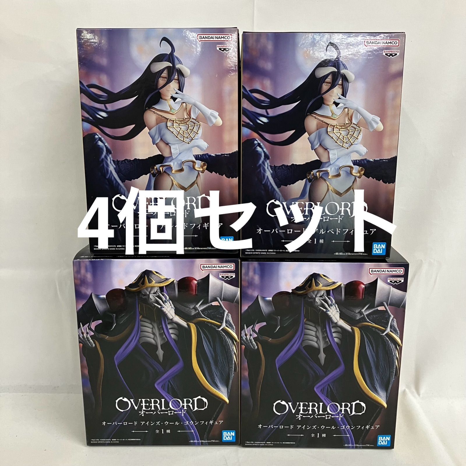 田吾作様専用)OVERLORDフィギュア アルベド & アインズ オーバーロード
