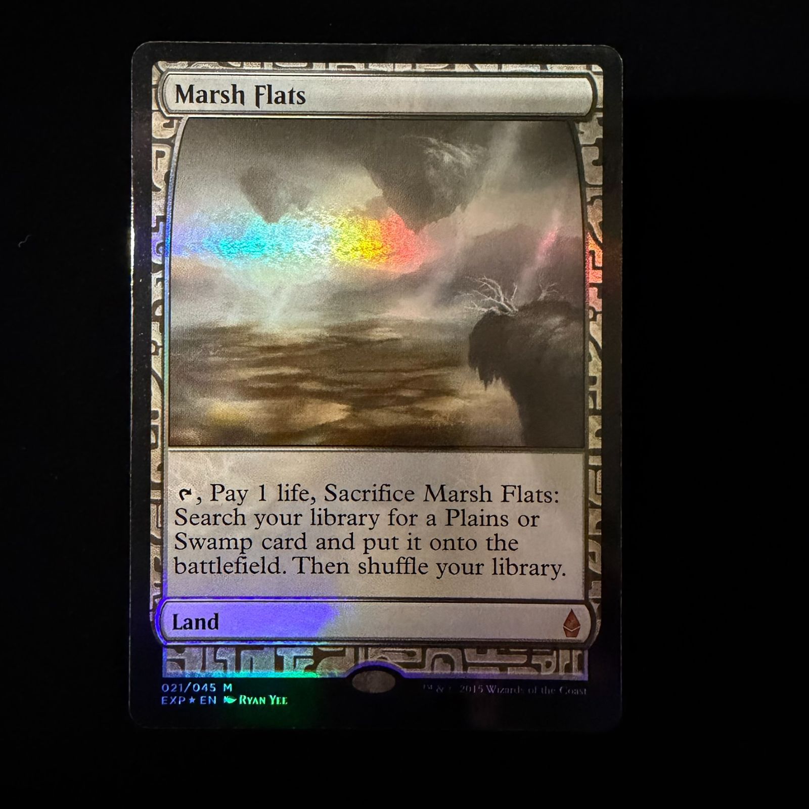 MTG 湿地の干潟 ZEN Foil 英語版 買取)(FOIL)湿地の干潟/Marsh Flats