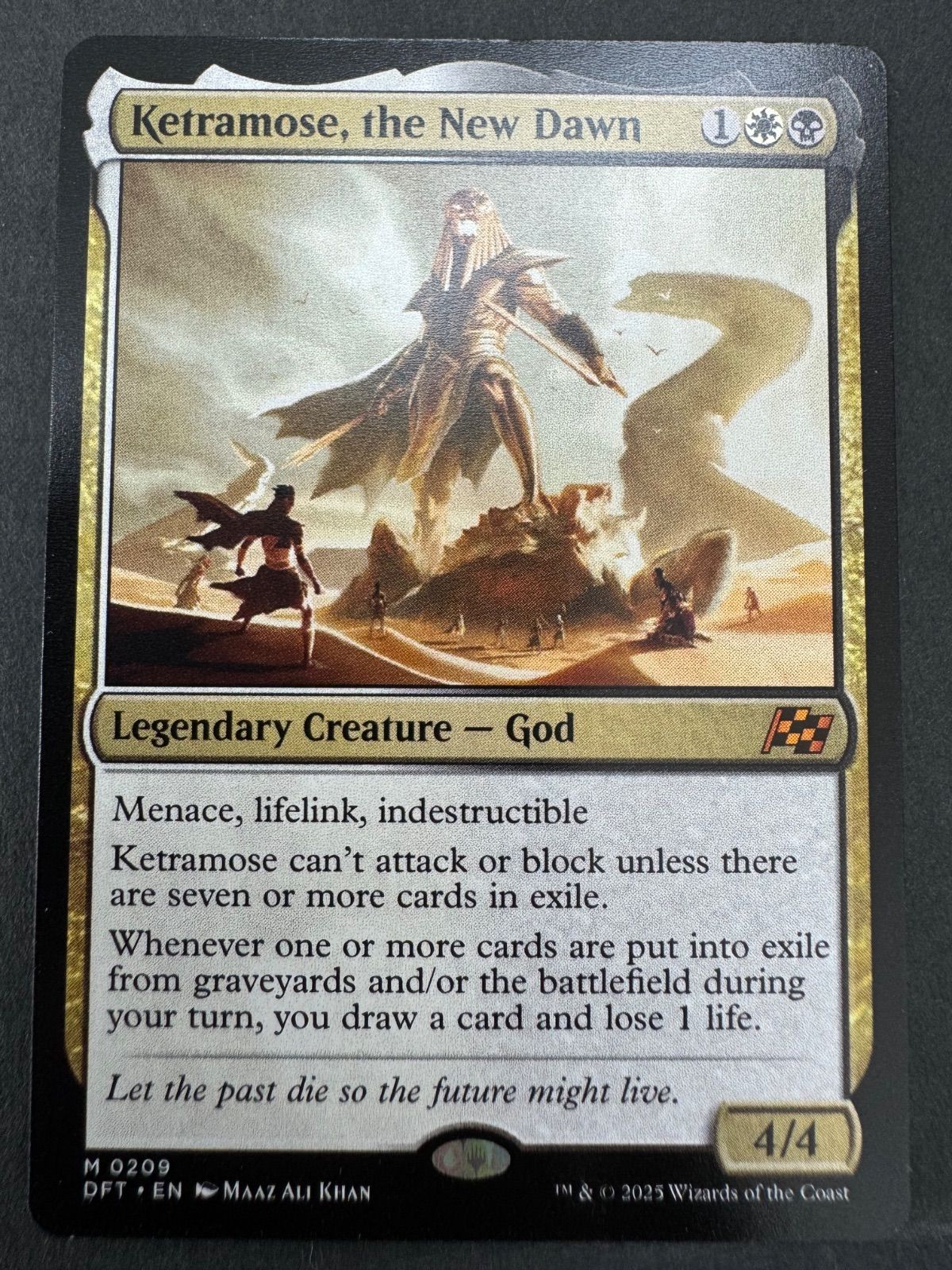 ファーストプレイス Foil 新たな夜明け、ケトラモーズ 英語 MTG 霊気