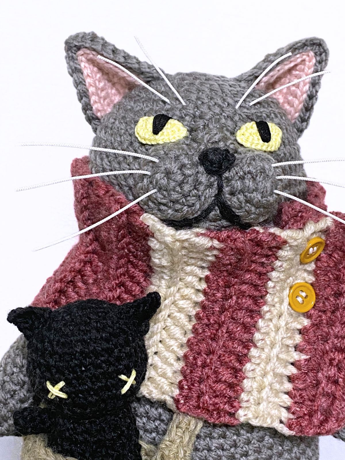 いっしょにおでかけ♪黒猫さんのあみぐるみ いっしょにおでかけ♪黒猫