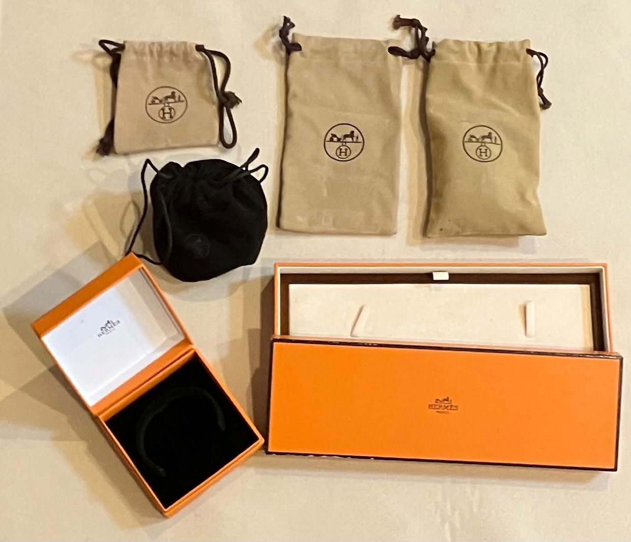 Hermes】ノベルティ、空箱、保存袋セット エルメス HERMES 空箱 4点