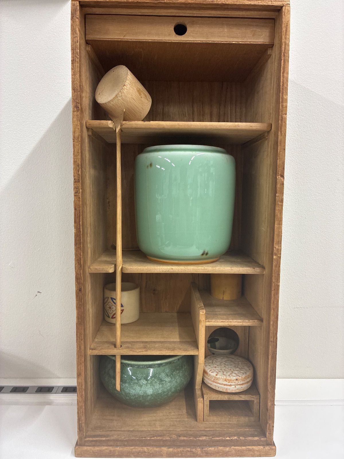 茶道具】千古窯 青磁皆具（共箱） 茶道具】千古窯 青磁皆具（共箱