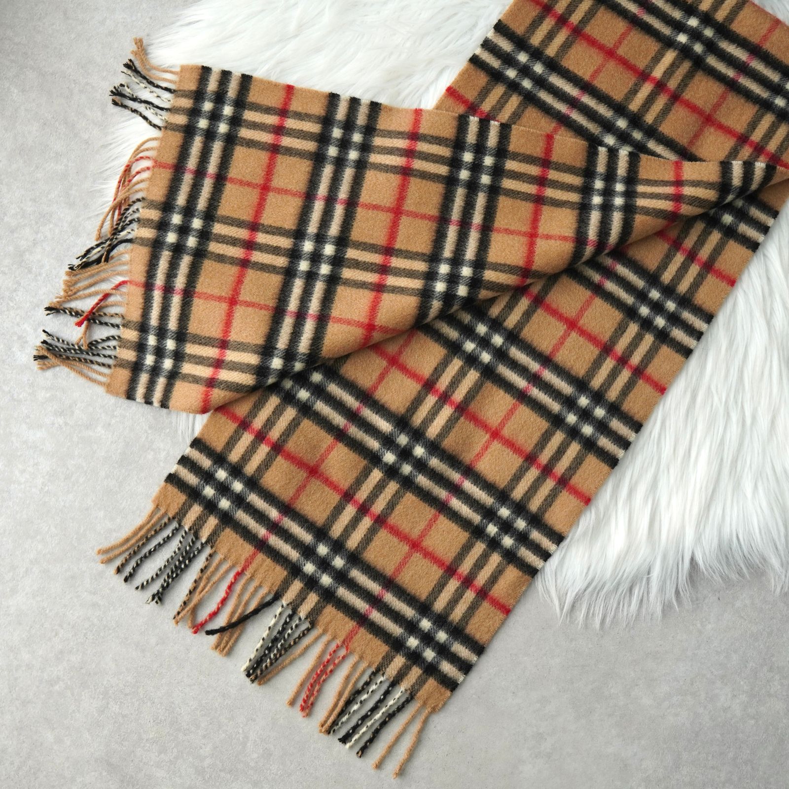 バーバリー ヴィンテージ ノバチェック カシミア100% ショップ