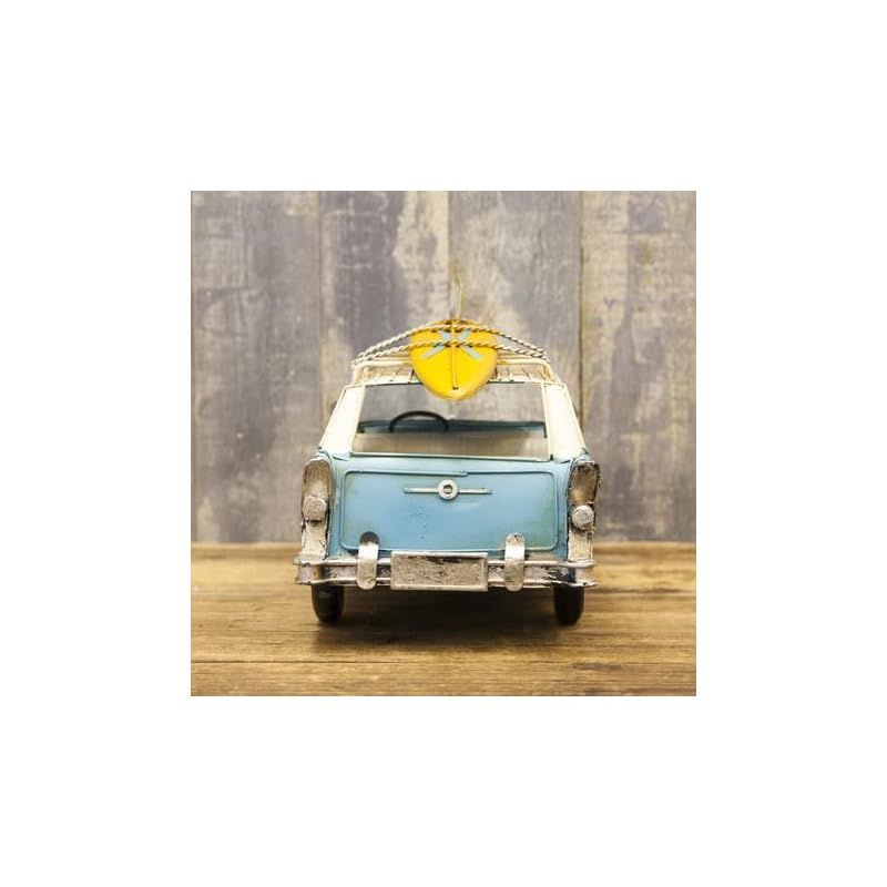 迅速発送】ビンテージ ブリキカー 人気 サーフワゴン ミニチュア