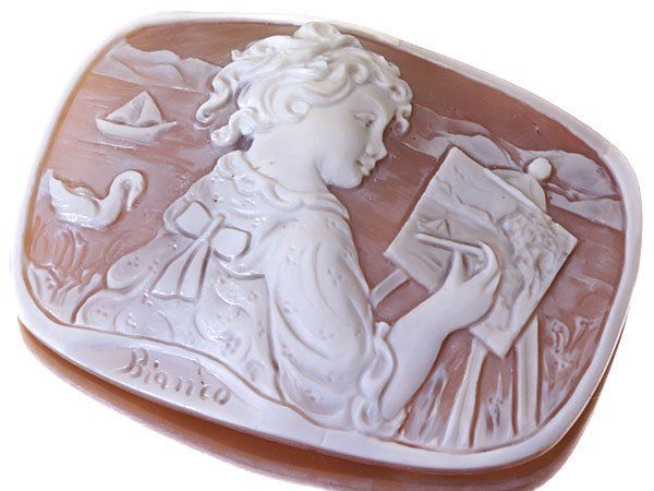 ◇シェルカメオ ルース ヴィンテージ アート 彫刻 美術品 アンティーク