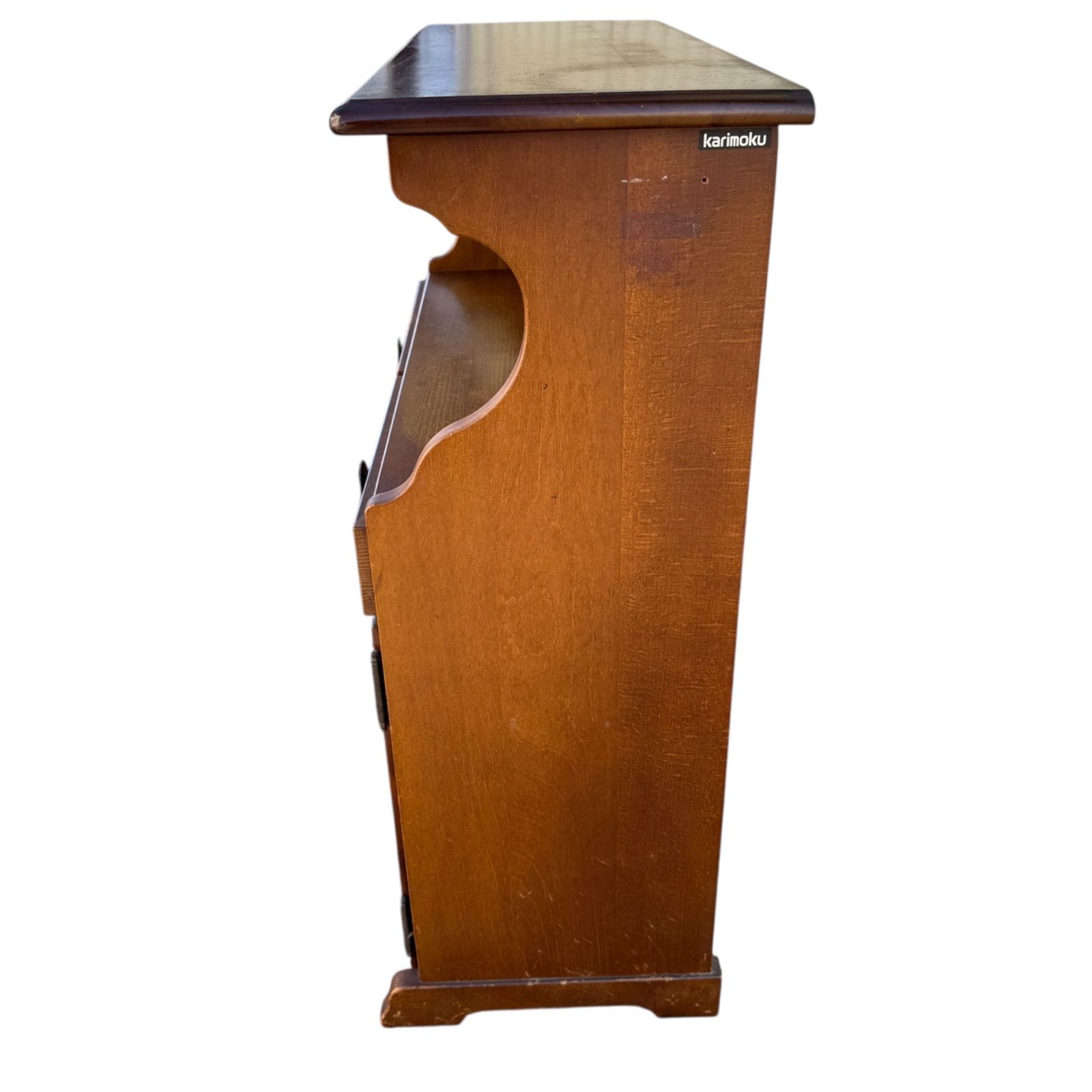 P369 Karimoku カリモク コロニアル 電話台 サイドラック 電話台 P369